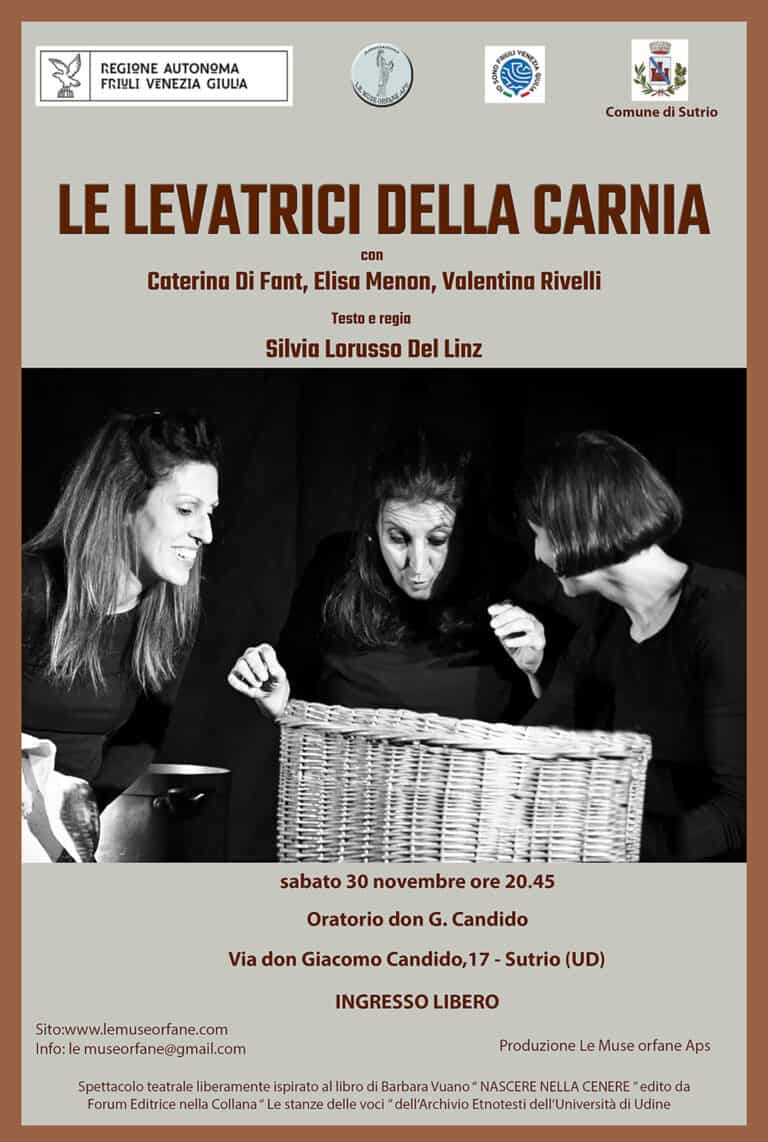 Locandina Levatrici Sutrio Rid